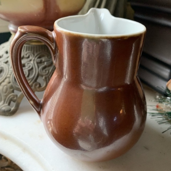 Vintage 1960's  II & PL Vierzoy Pottery Right Handed Creamer/Pitcher - Picture 3 of 6